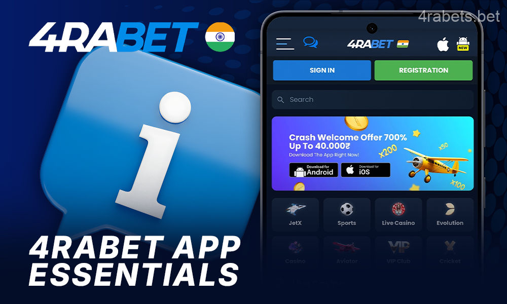 Information about the 4rabet mobile app