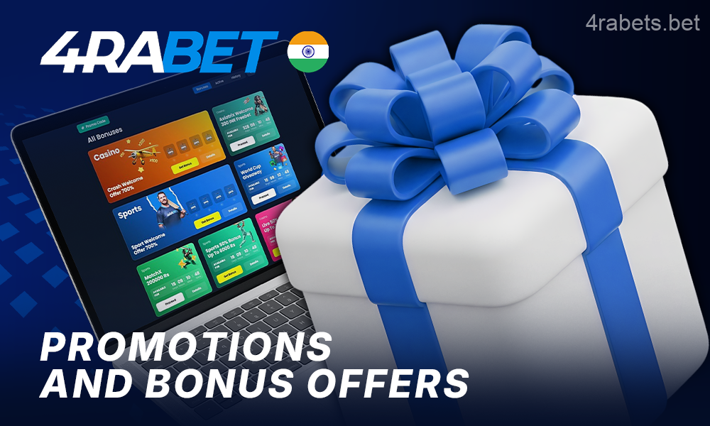 Bonuses for Indian Players at 4Rabet